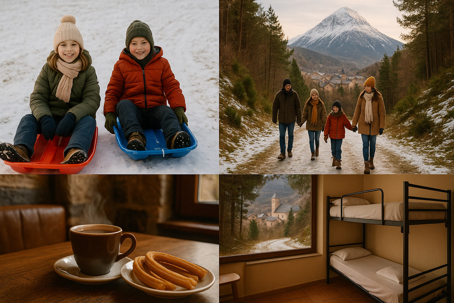 Diciembre en la montaña: 3 planes fáciles para disfrutar juntos
